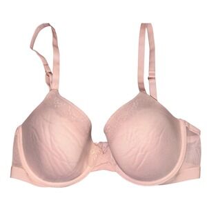 French Connection Nude T-Shirt Bra Full Figure Lightly Lined‎ Underwire,36C
